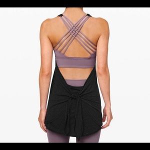 NWOT Sz 4 lululemon tied in energy 2-in-1 tank